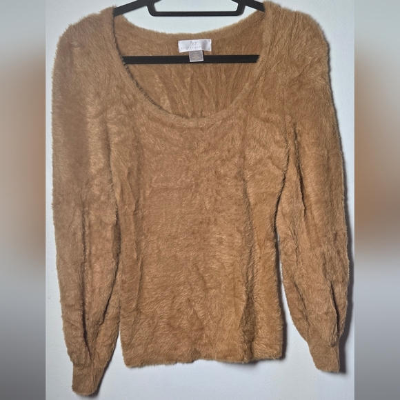 Rachel Parcell Womens balloon sleeve fuzzy sweater XS - Picture 12 of 15